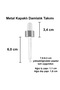 30 ml Clear Glass Dropper White Serum Bottle 30 Cc Metal Cap Dropper Glass Bottle 2 Pieces - 3