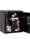 Safe Box with Digital Keypad and Key Lock Large Capacity (45x38x30 cm) RB-45EGX Black - 4