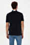 Men's Navy Blue Regular Fit Polo Neck T-Shirt 50299822-Vr033 - 5