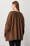 Stone Detailed Batwing Sleeve Knit Sweater - 5