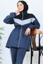 بدلة غوص بحزام مطاطي N5349 أنثراسيت - 3