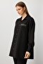 Pocket Stone Embroidered Plus Size Shirt - 2