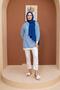 Colorful Sweatshirt - Cobalt Blue - 6