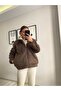 Premium, Detachable Hood, Zippered Plush Coat - 5