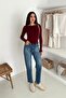 Buzyy Boat Neck Long Sleeve Blouse - 3