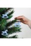 Rocking Horse-White-Pine Tree Ornament Set of 3