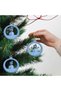 Snowman on a Globe - Pine Tree Ornament Set of 3 - 3