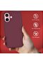iPhone 16 Pro Max Liquid Silicone Case (Color Burgundy) - 7