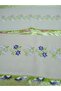 Handmade Embroidery Embroidered Needle Embroidered Prayer Cover Dowry Holder Mevlit Hijab Crepe Fabric 145X75 cm - 4