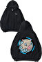 Inosuke Demonslayer 2 Design Back Printed Black Hooded Sweatshirt