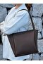 Paula Model Brown Women's Hand and Shoulder Bag - 8