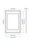 إطار، أسود، 50×70 سم - 5