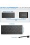 Wireless Bluetooth Keyboard – Slim Portable Mini Keyboard for iPad, Tablets, iPhone, Andro - 4