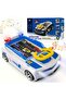 Kids Steering Wheel Toy Interactive Police Car Game Educational Birthday Gift Car Toy Playful Design