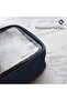 TSA Approved Travel Toiletry Bag Pouch, Matte Clear (Navy) - 2