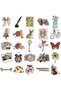 50 Pieces Vintage Aesthetic Stickers, Waterproof Cute Sticker Decals - 3