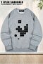 Unisex Chemistry of Roleplay Dnd Science Printed Oversized Crew Neck Sweatshirt