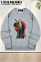 Unisex One Piece Roronoa Zoro Special Printed Oversized Crew Neck Sweatshirt