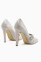 Blanka Beige Patent Leather Double Buckle Stiletto Women's Heeled Shoes - 4