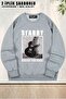 Unisex Bocchi the Rock Starry Hitori Gotoh Printed Oversized Crew Neck Sweatshirt