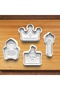 Kingdom Crown Set of 4 Cookie and Fondant Molds