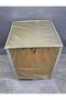 Gold Fabric Textured Pvc Washing & Dryer Cover – Waterproof, Durable, and Modern Design - 3