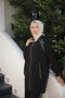 Women's Hijab Tracksuit Set with Zipper & Matching Top and Bottom Set - 4