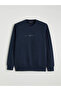Lcwaikiki Classic Crew Neck Printed Men's Thick Sweatshirt - 5