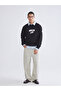 Xside Crew Neck Printed Men's Thick Sweatshirt - 2