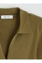 Polo Neck Women's Knitwear Cardigan - 6