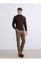 Southblue Brown Standard Fit Men's Trousers