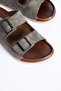 Dustin Men's Double Strap Buckled Suede Leather-Look Anatomical Casual Daily Slipper - 3