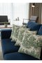 Green French Country Rustic Decorative 4-Piece Pillow Cushion Cover Set - 4