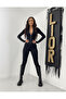 Scuba Diving Fabric Zippered Finger-Slip Jumpsuit - 3