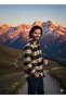 Single Pocket Detailed Plaid Textured Cashmere Cotton Button-Down Collar Winter Lumberjack Shirt - 5