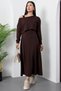 Strap Dress Long Sleeve Blouse Two-Piece Suit Dks1361 - 4