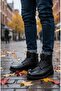 Genuine Leather Men's Boots with Fur Inside, Water, Snow, Cold Resistant, Non-Slip Thermo Rubber Sole Guaranteed