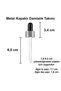 30 ml Amber Glass Dropper Brown Serum Bottle 30 Cc Metal Cap Dropper Glass Bottle 6 Pieces - 3