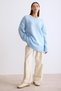 Oversized Knitwear Sweater Light Blue - 2