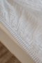 100% Cotton Burumuk Muslin Elastic Fitted Sheet - White Park Bed 70X130 and 80X130 - 6