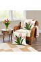 Pink Tulip Embroidered Throw Pillow Covers 18x18 Set of 2 (G3-9) - 7