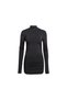 Ruched Ls Top Women's Casual T-Shirt Jw2813 Black - 6