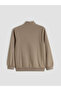 Özmarka New Season Zippered Stand Collar Men's Sweatshirt - 6