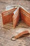 Genuine Leather Magnetic Horizontal Wallet |   With Card Holder |   Keychain with Gift |   Gift Boxed |   Unisex | - 7