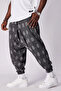 Patterned Shalwar with Elastic Waist - 2