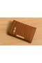 4-Piece Matching Set Shoulder Bag Wrist-Strap Bag, Card Holder and Phone Case Tan Daily Gift Bag - 7