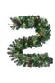 New Year's 160 cm Large Size Pine Garland Set with Lights Led - 6