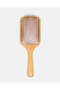Women Beige Wooden Hair Brush
