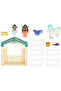 Bluey Pony Rides Exclusive Playset (Includes Stablehand Bluey, Biscuits & Pony Lady) - 5