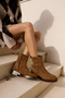 Kallin Women's Taba Tutu Real Leather Suede Boots